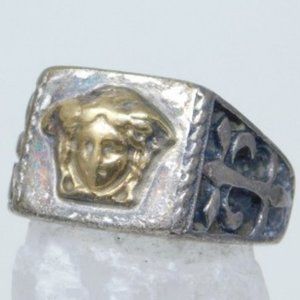 Artisan 925 14Kt Medusa Bezel Ring Size 7